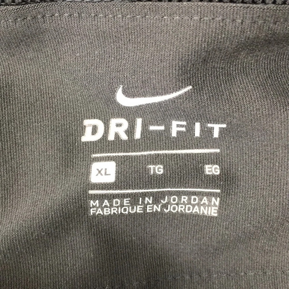 Nike Dri Fit Black Green Power Training Poly Tight - Picture 8 of 12